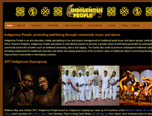 Tablet Screenshot of indigenouspeople.org.uk
